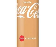 Coca Cola Vanilla import Olanda 330 ml Total Blue