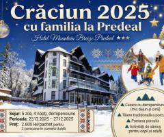 Crăciun 2025 cu familia la Predeal