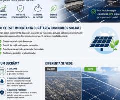 Servicii curățenie panouri fotovoltaice